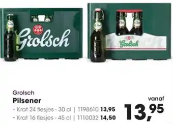 HANOS Grolsch Pilsener aanbieding