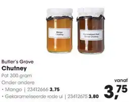 HANOS Butler's Grove Chutney aanbieding