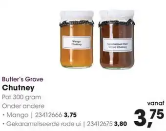 HANOS Butler's Grove Chutney aanbieding