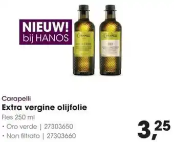 HANOS Carapelli Extra vergine olijfolie aanbieding