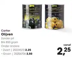 HANOS Cartier Olijven aanbieding