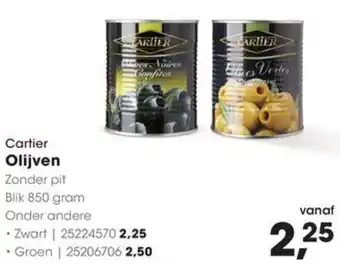 HANOS Cartier Olijven aanbieding