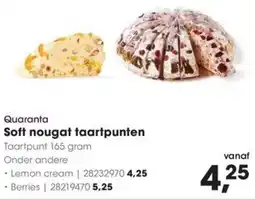 HANOS Quaranta Soft nougat taartpunten aanbieding