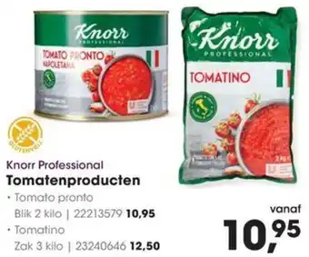 HANOS Knorr Professional Tomatenproducten aanbieding