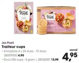 HANOS Jos Poell Traiteur cups aanbieding