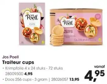 HANOS Jos Poell Traiteur cups aanbieding