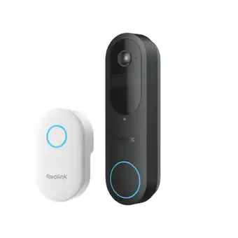 MediaMarkt Reolink D340b Doorbell 2k Wireless Inc Chime+64gb Msd Slimme Deurbel aanbieding
