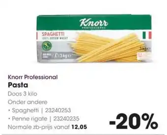 HANOS Knorr Professional Pasta aanbieding