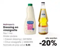 HANOS Hellmann's Dressing en vinaigrette aanbieding