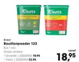HANOS Knorr Bouillonpoeder 123 aanbieding