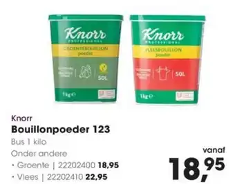 HANOS Knorr Bouillonpoeder 123 aanbieding