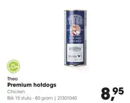 HANOS Theo Premium hotdogs aanbieding