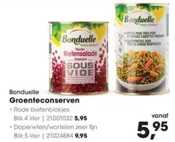 HANOS Bonduelle Groenteconserven aanbieding