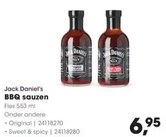 HANOS Jack Daniel's BBQ sauzen aanbieding