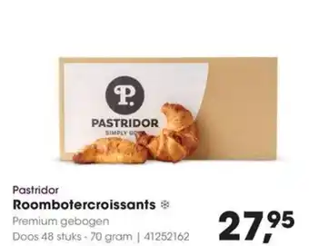 HANOS Pastridor Roombotercroissants aanbieding