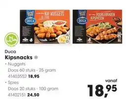 HANOS Duca Kipsnacks aanbieding