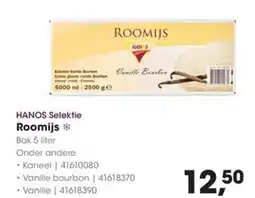 HANOS HANOS Selektie Roomijs aanbieding