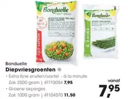 HANOS Bonduelle Diepvriesgroenten aanbieding