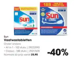 HANOS Sun Vaatwastabletten aanbieding