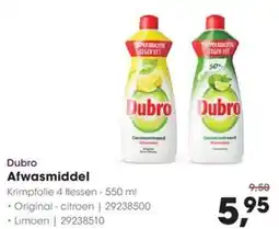 HANOS Dubro Afwasmiddel aanbieding