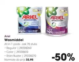 HANOS Ariel Wasmiddel aanbieding