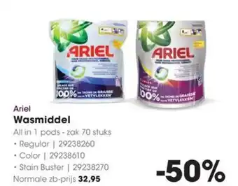 HANOS Ariel Wasmiddel aanbieding
