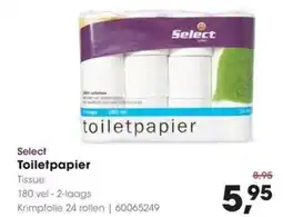 HANOS Select Toiletpapier aanbieding