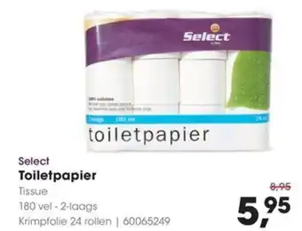 HANOS Select Toiletpapier aanbieding