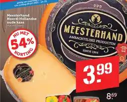 Coop Meesterhand Noord Hollandse oude kaas aanbieding