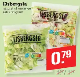 Coop IJsbergsla aanbieding