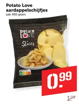 Coop Potato Love aardappelschijfjes aanbieding