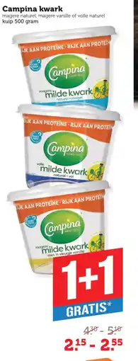 Coop Campina kwark aanbieding
