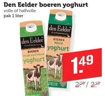 Coop Den Eelder boeren yoghurt aanbieding