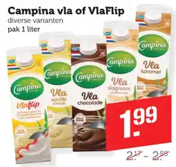 Coop Campina vla of VlaFlip aanbieding