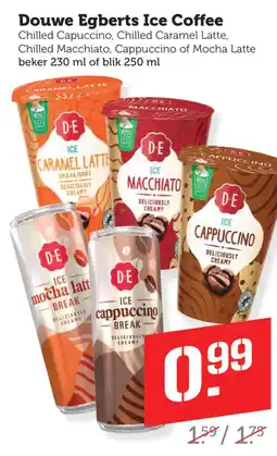 Coop Douwe Egberts Ice Coffee aanbieding