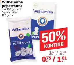 Coop Wilhelmina pepermunt aanbieding