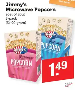 Coop Jimmy's Microwave Popcorn aanbieding