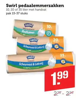 Coop Swirl pedaalemmerzakken aanbieding