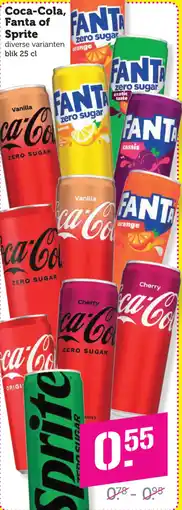 Coop Coca-Cola, Fanta of Sprite aanbieding