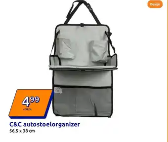 Action C&C autostoelorganizer aanbieding