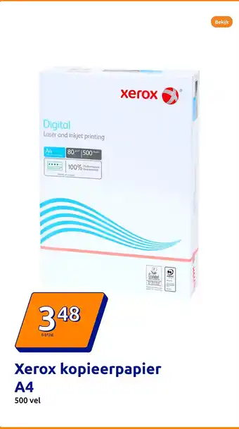 Action Xerox kopieerpapier A4 aanbieding