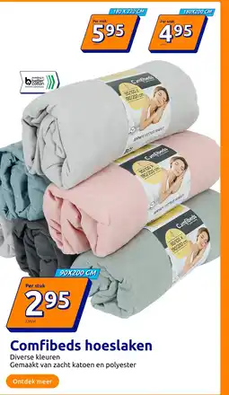 Action Comfibeds hoeslaken aanbieding