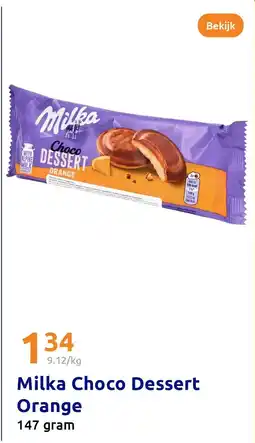 Action Milka Choco Dessert Orange aanbieding