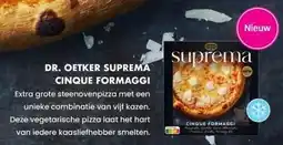 Albert Heijn DR. OETKER SUPREMA CINQUE FORMAGGI aanbieding