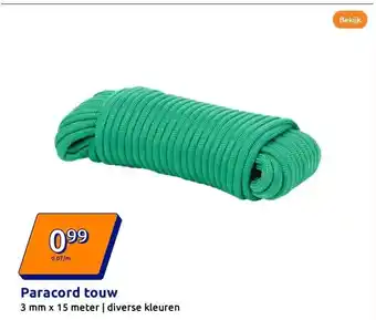 Action Paracord touw aanbieding