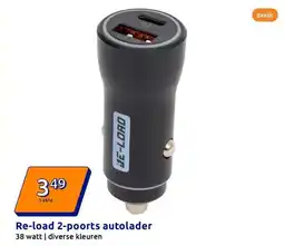 Action Re-load 2-poorts autolader aanbieding