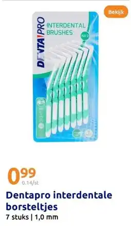 Action Dentapro interdentale borsteltjes aanbieding