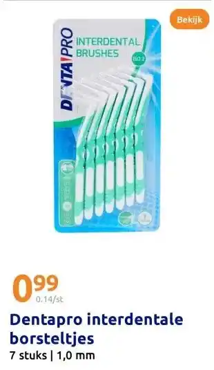 Action Dentapro interdentale borsteltjes aanbieding