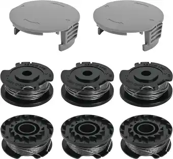 Amazon Flaveano Draadspoelen voor Bosch EasyGrassCut Grastrimmer, 6 Spoelen en 2 Deksels aanbieding