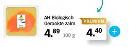 Albert Heijn AH Biologisch Gerookte zalm aanbieding